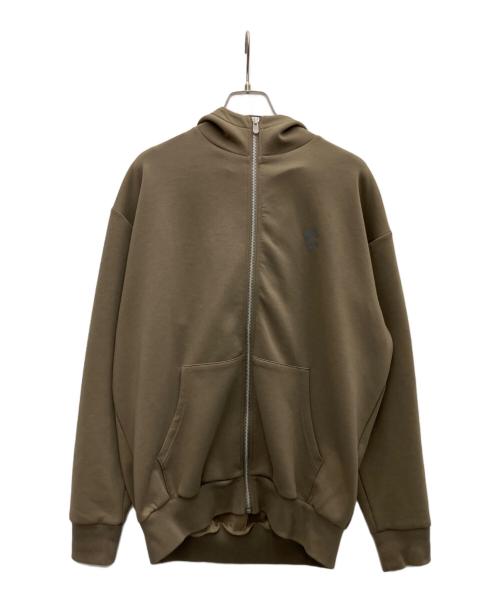 CRONOS（クロノス）CRONOS (クロノス) ジップパーカー ベージュ サイズ:Sの古着・服飾アイテム