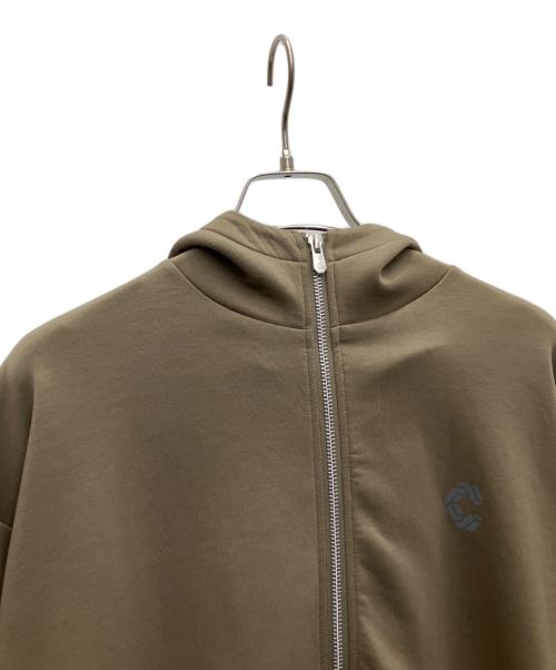 CRONOS（クロノス）CRONOS (クロノス) ジップパーカー ベージュ サイズ:Sの古着・服飾アイテム