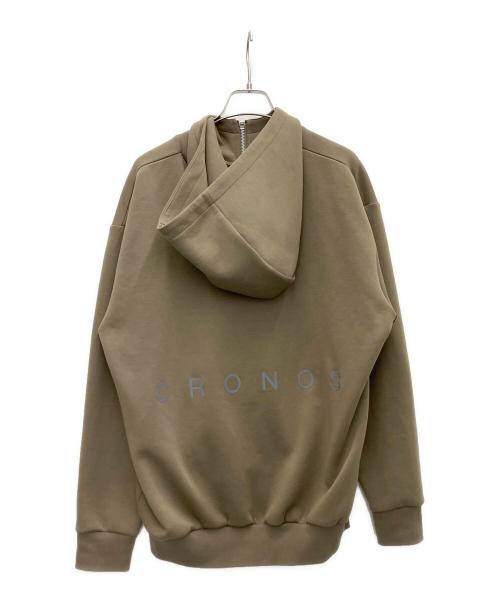 CRONOS（クロノス）CRONOS (クロノス) ジップパーカー ベージュ サイズ:Sの古着・服飾アイテム
