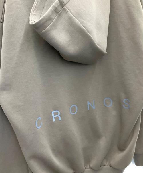 CRONOS（クロノス）CRONOS (クロノス) ジップパーカー ベージュ サイズ:Sの古着・服飾アイテム