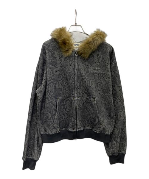 9090（9090）9090 (9090) ジップパーカー グレー サイズ:Lの古着・服飾アイテム