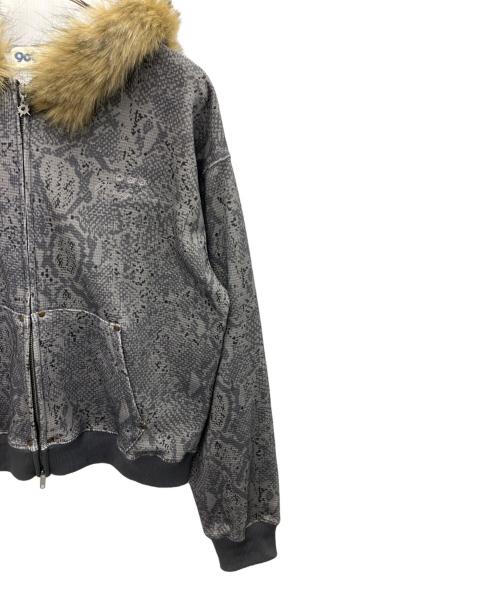 9090（9090）9090 (9090) ジップパーカー グレー サイズ:Lの古着・服飾アイテム