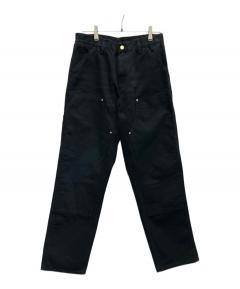 中古・古着通販】CarHartt (カーハート) ダブルニーパンツ ブラック
