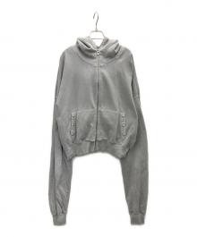 dig your own grave（デグヨアオウングレイブ）の古着「ジップパーカー」｜グレー