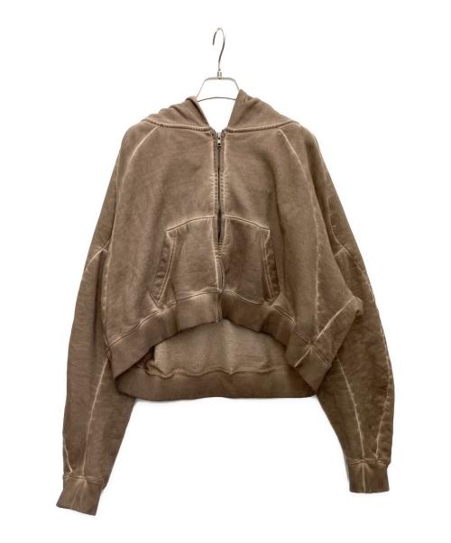 I FEEL LUCKY（アイ フィール ラッキー）I FEEL LUCKY (アイ フィール ラッキー) ジップパーカー ベージュ サイズ:Lの古着・服飾アイテム
