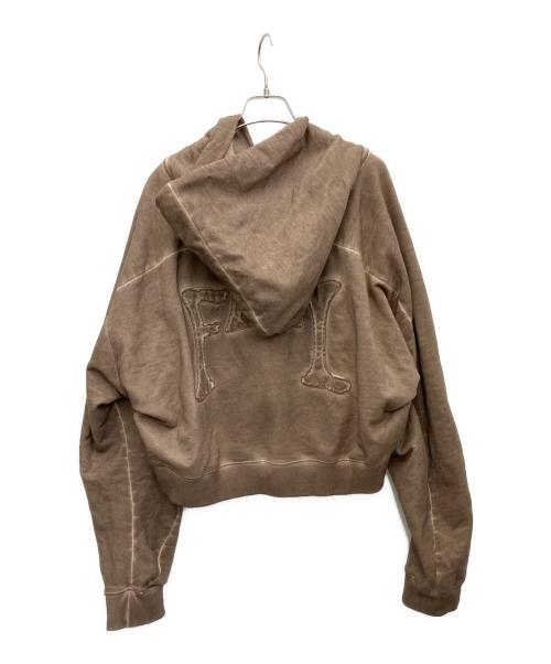I FEEL LUCKY（アイ フィール ラッキー）I FEEL LUCKY (アイ フィール ラッキー) ジップパーカー ベージュ サイズ:Lの古着・服飾アイテム