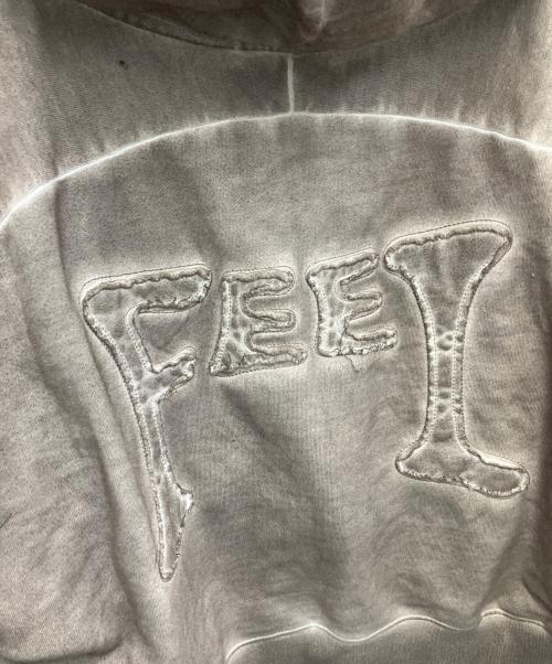 I FEEL LUCKY（アイ フィール ラッキー）I FEEL LUCKY (アイ フィール ラッキー) ジップパーカー ベージュ サイズ:Lの古着・服飾アイテム