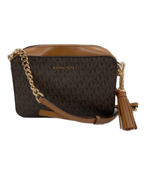 MICHAEL KORS（マイケル・コース）MICHAEL KORS (マイケル・コース) ショルダーバッグ ブラウンの古着・服飾アイテム