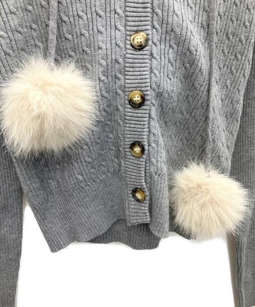 ANDMARY（アンドマリー）ANDMARY (アンドマリー) ニットセットアップ グレー サイズ:SIZEFREEの古着・服飾アイテム