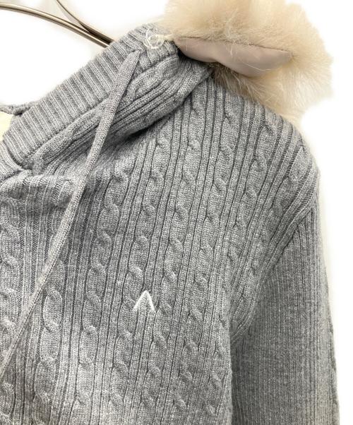 ANDMARY（アンドマリー）ANDMARY (アンドマリー) ニットセットアップ グレー サイズ:SIZEFREEの古着・服飾アイテム