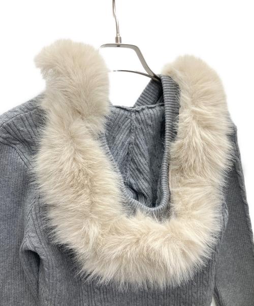 ANDMARY（アンドマリー）ANDMARY (アンドマリー) ニットセットアップ グレー サイズ:SIZEFREEの古着・服飾アイテム