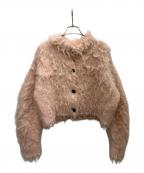 CLANEクラネ）の古着「ニットカーディガン」｜ピンク