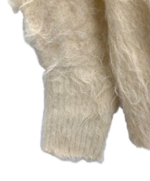 emmi（エミ）emmi (エミ) シャギーニットカーディガン ベージュ サイズ:SIZEFREEの古着・服飾アイテム