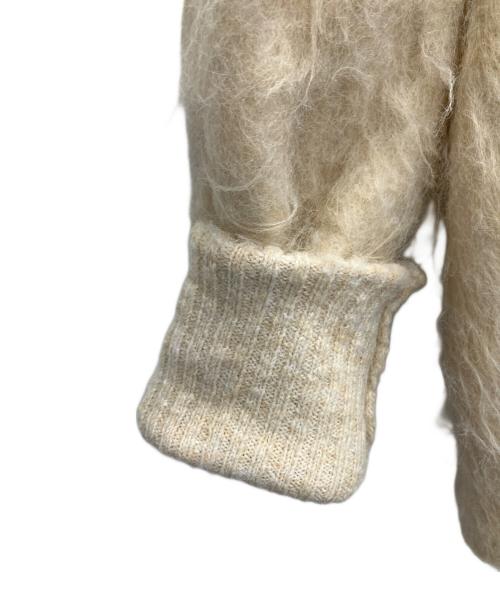 emmi（エミ）emmi (エミ) シャギーニットカーディガン ベージュ サイズ:SIZEFREEの古着・服飾アイテム