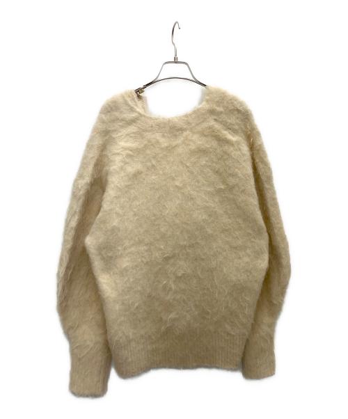 emmi（エミ）emmi (エミ) シャギーニットカーディガン ベージュ サイズ:SIZEFREEの古着・服飾アイテム