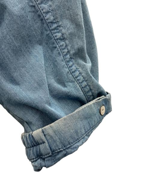 THE NORTHFACE PURPLELABEL（ザ・ノースフェイス パープルレーベル）THE NORTHFACE PURPLELABEL (ザ・ノースフェイス パープルレーベル) Indigo Mountain Wind Pullover インディゴ×ネイビー サイズ:Lの古着・服飾アイテム