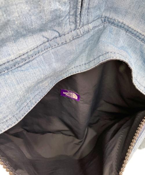 THE NORTHFACE PURPLELABEL（ザ・ノースフェイス パープルレーベル）THE NORTHFACE PURPLELABEL (ザ・ノースフェイス パープルレーベル) Indigo Mountain Wind Pullover インディゴ×ネイビー サイズ:Lの古着・服飾アイテム