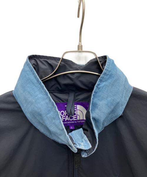 THE NORTHFACE PURPLELABEL（ザ・ノースフェイス パープルレーベル）THE NORTHFACE PURPLELABEL (ザ・ノースフェイス パープルレーベル) Indigo Mountain Wind Pullover インディゴ×ネイビー サイズ:Lの古着・服飾アイテム