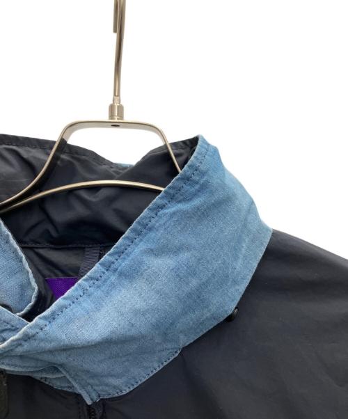THE NORTHFACE PURPLELABEL（ザ・ノースフェイス パープルレーベル）THE NORTHFACE PURPLELABEL (ザ・ノースフェイス パープルレーベル) Indigo Mountain Wind Pullover インディゴ×ネイビー サイズ:Lの古着・服飾アイテム