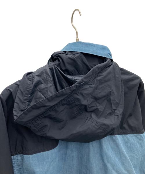 THE NORTHFACE PURPLELABEL（ザ・ノースフェイス パープルレーベル）THE NORTHFACE PURPLELABEL (ザ・ノースフェイス パープルレーベル) Indigo Mountain Wind Pullover インディゴ×ネイビー サイズ:Lの古着・服飾アイテム