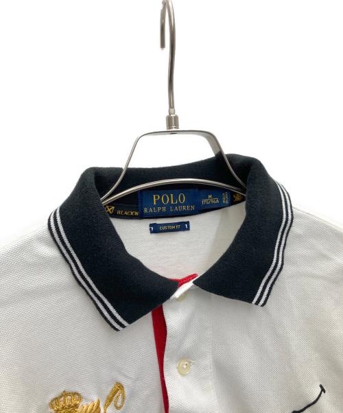 POLO RALPH LAUREN（ポロ・ラルフローレン）POLO RALPH LAUREN (ポロ・ラルフローレン) ポロシャツ ホワイト サイズ:Mの古着・服飾アイテム
