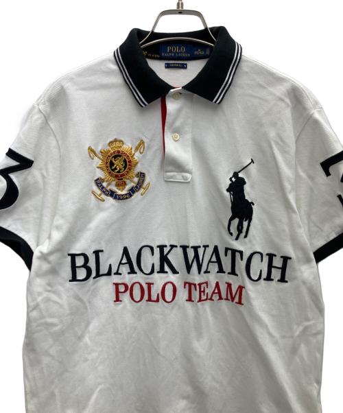 POLO RALPH LAUREN（ポロ・ラルフローレン）POLO RALPH LAUREN (ポロ・ラルフローレン) ポロシャツ ホワイト サイズ:Mの古着・服飾アイテム