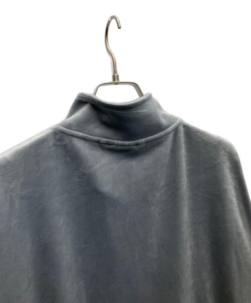 adidas（アディダス）adidas (アディダス) ベロア トラックジャケット ライトグレー サイズ:XLの古着・服飾アイテム