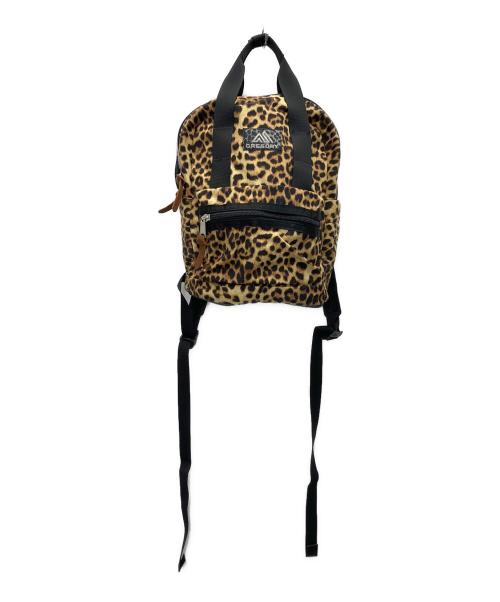 GREGORY（グレゴリー）GREGORY (グレゴリー) ミニリュック ブラック×ベージュの古着・服飾アイテム