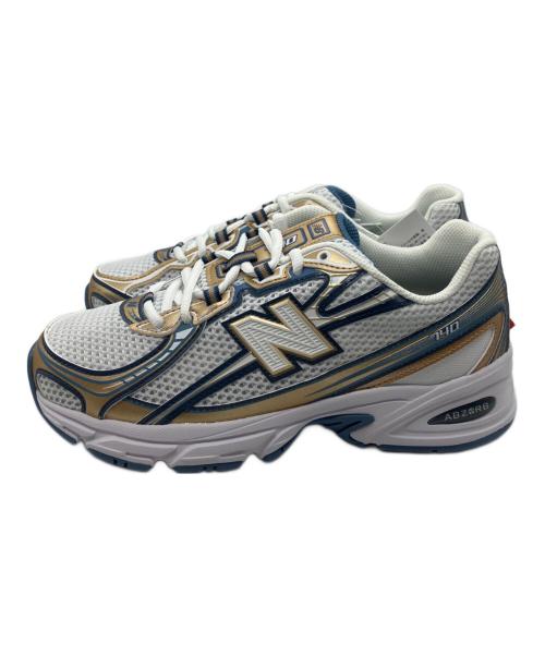 NEW BALANCE（ニューバランス）NEW BALANCE (ニューバランス) U740HB2 ブルー×ホワイト サイズ:24の古着・服飾アイテム