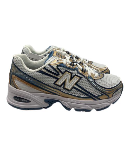 NEW BALANCE（ニューバランス）NEW BALANCE (ニューバランス) U740HB2 ブルー×ホワイト サイズ:24の古着・服飾アイテム