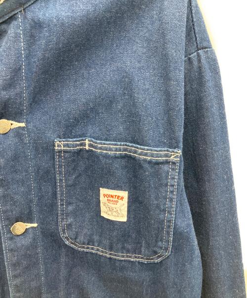 Pointer（ポインター）Pointer (ポインター) カバーオール インディゴ サイズ:SIZE38の古着・服飾アイテム