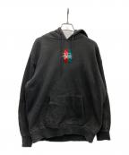 stussyステューシー）の古着「プルオーバーパーカー」｜ブラック