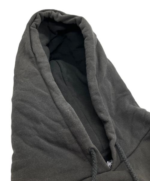 stussy（ステューシー）stussy (ステューシー) プルオーバーパーカー ブラック サイズ:Sの古着・服飾アイテム