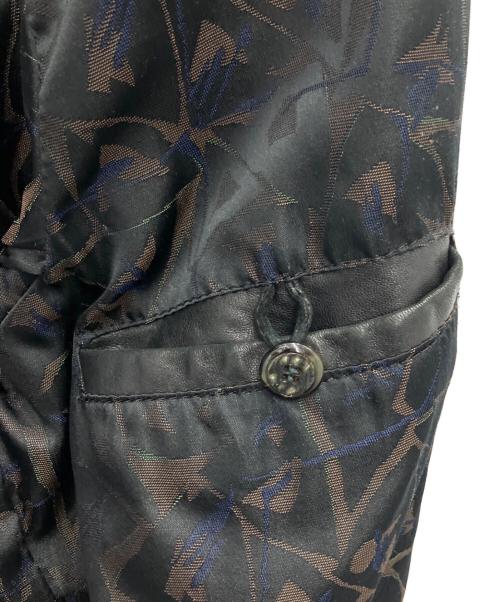 -（-）- (-) レザージャケット ブラック サイズ:-の古着・服飾アイテム