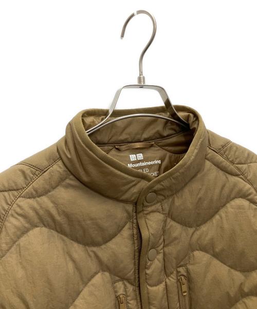 UNIQLO（ユニクロ）UNIQLO (ユニクロ) WHITE MOUNTAINEERING (ホワイトマウンテ二アニング) ダウンジャケット ブラウン サイズ:Lの古着・服飾アイテム