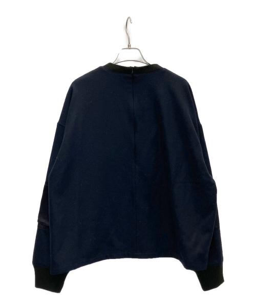 RIM.ARK（リムアーク）RIM.ARK (リムアーク) Combination melton square PO ネイビー サイズ:SIZEFREEの古着・服飾アイテム