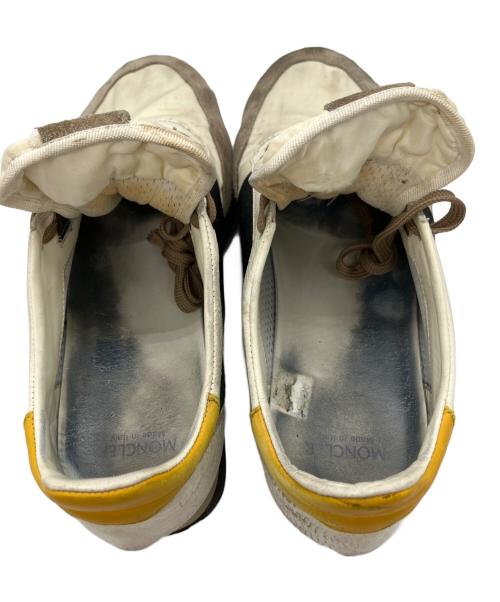 MONCLER（モンクレール）MONCLER (モンクレール) ローカットスニーカー ホワイト×ネイビー×グリーン サイズ:SIZE41の古着・服飾アイテム