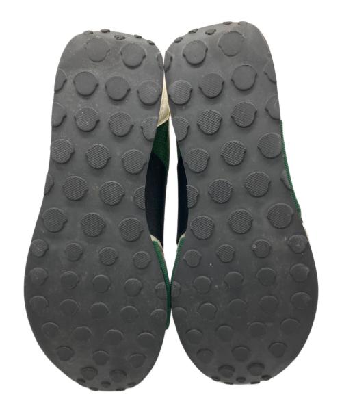 MONCLER（モンクレール）MONCLER (モンクレール) ローカットスニーカー ホワイト×ネイビー×グリーン サイズ:SIZE41の古着・服飾アイテム