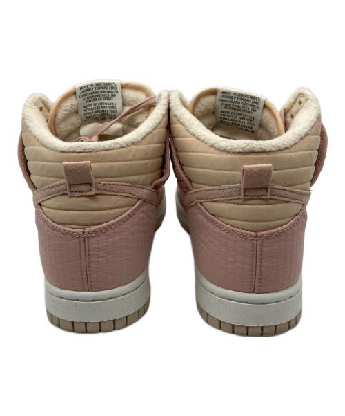 NIKE（ナイキ）NIKE (ナイキ) NIKE W DUNK HIGH LX NEXT NATURE PEARL WHITE/SAIL-RATTAN-PINK OXFORD ベージュ×ピンク サイズ:24.5の古着・服飾アイテム