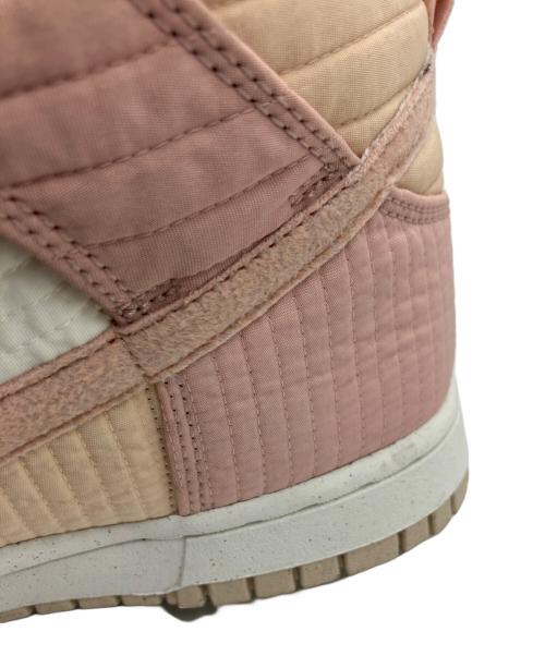 NIKE（ナイキ）NIKE (ナイキ) NIKE W DUNK HIGH LX NEXT NATURE PEARL WHITE/SAIL-RATTAN-PINK OXFORD ベージュ×ピンク サイズ:24.5の古着・服飾アイテム