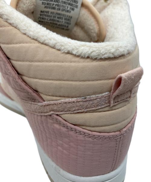 NIKE（ナイキ）NIKE (ナイキ) NIKE W DUNK HIGH LX NEXT NATURE PEARL WHITE/SAIL-RATTAN-PINK OXFORD ベージュ×ピンク サイズ:24.5の古着・服飾アイテム