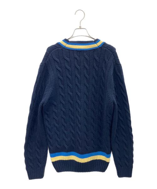 LACOSTE（ラコステ）LACOSTE (ラコステ) ニット ネイビー サイズ:Lの古着・服飾アイテム