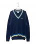 LACOSTE（ラコステ）の古着「ニット」｜ネイビー