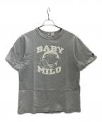 BABY MiLOベビーマイロ）の古着「半袖Tシャツ」｜ライトグレー