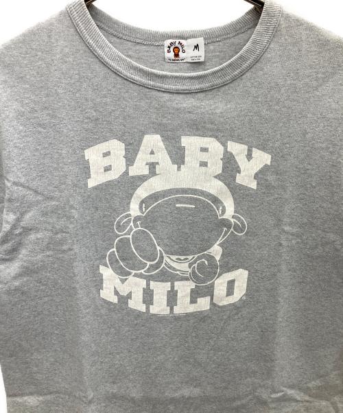 BABY MiLO（ベビーマイロ）BABY MiLO (ベビーマイロ) 半袖Tシャツ ライトグレー サイズ:Mの古着・服飾アイテム
