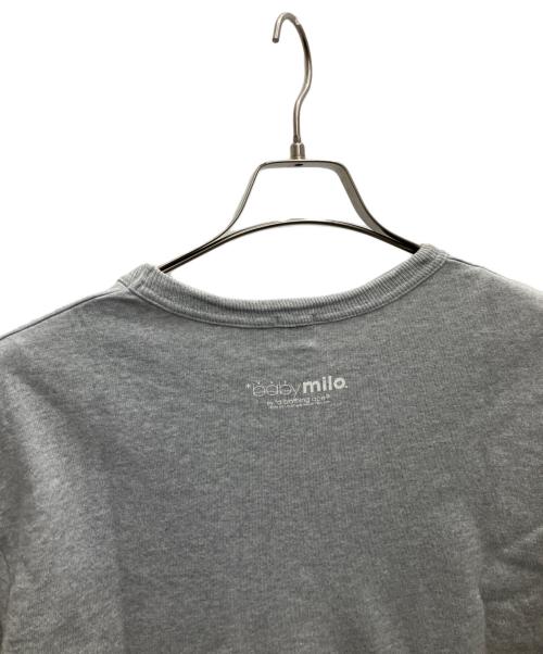 BABY MiLO（ベビーマイロ）BABY MiLO (ベビーマイロ) 半袖Tシャツ ライトグレー サイズ:Mの古着・服飾アイテム