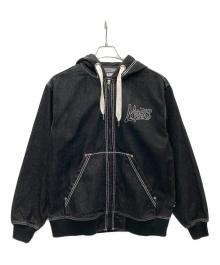 MOBB（モブ）の古着「FAT STITCH DENIM JACKET」｜ブラック