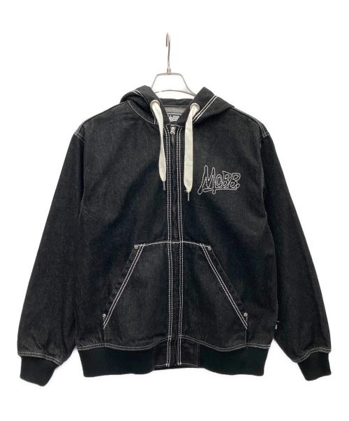 MOBB（モブ）MoBB (モブ) FAT STITCH DENIM JACKET ブラック サイズ:Sの古着・服飾アイテム