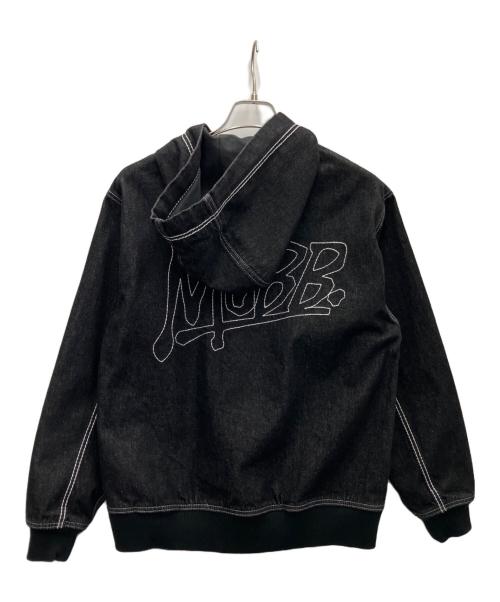 MOBB（モブ）MoBB (モブ) FAT STITCH DENIM JACKET ブラック サイズ:Sの古着・服飾アイテム