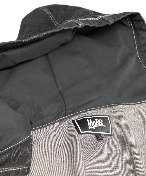 MOBB（モブ）MoBB (モブ) FAT STITCH DENIM JACKET ブラック サイズ:Sの古着・服飾アイテム